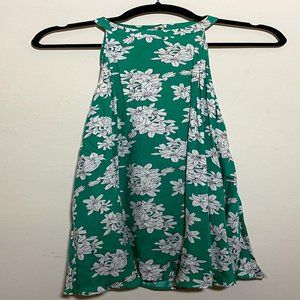 Urban Outfitters Green & White Floral Dress